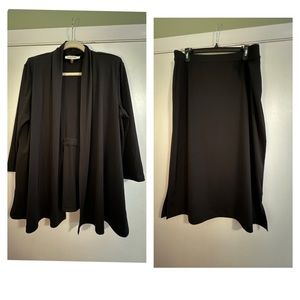 Kasper Suit BlazerJacket Skirt Size XL